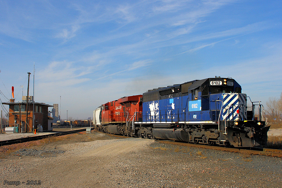 Northbound CP Manifest Train